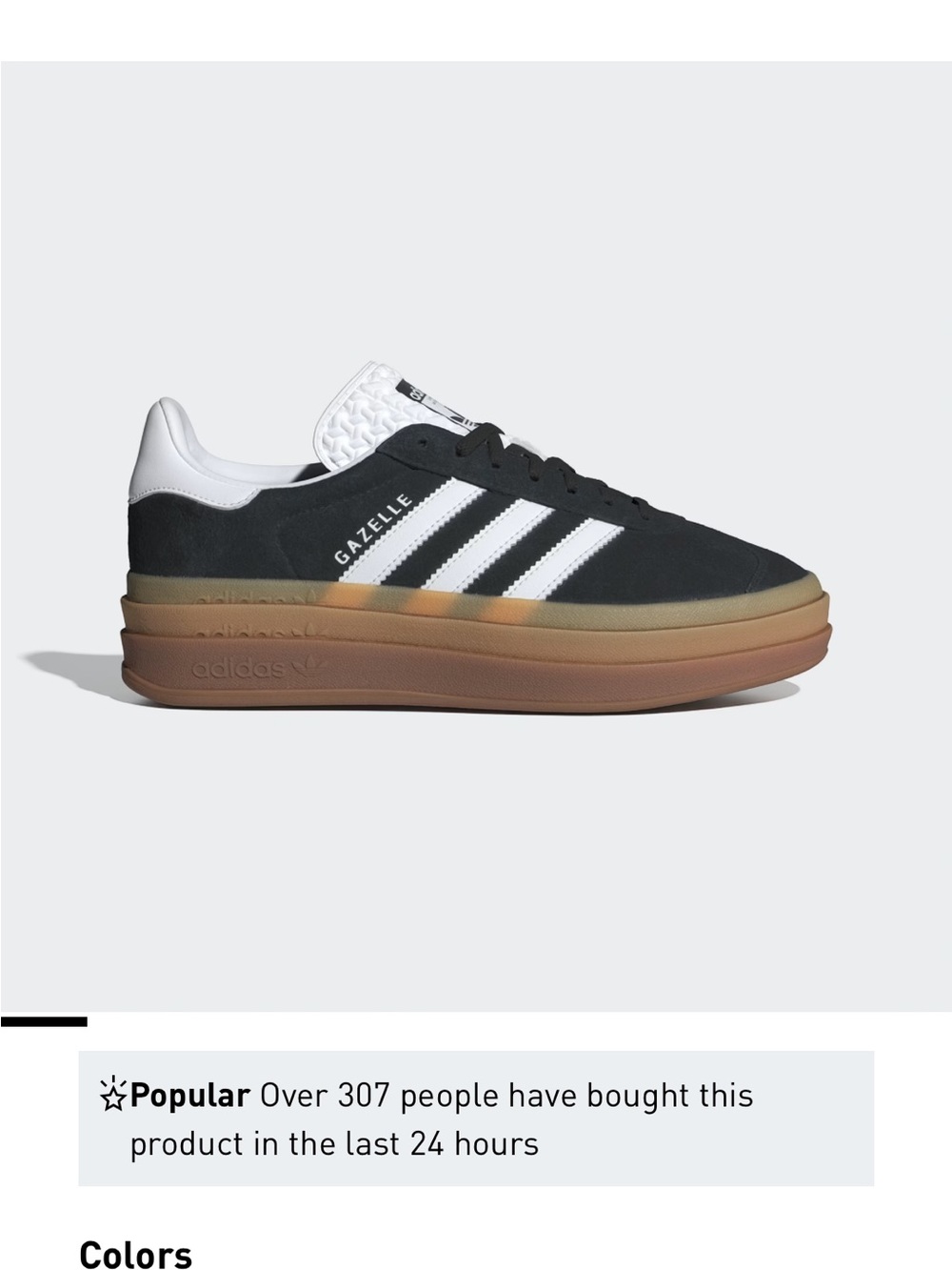 Adidas Gazelle Bold Womens Sneakers